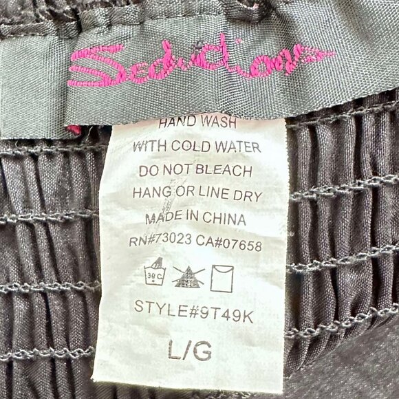 EUC Black Seductions Bustier, Size L - Picture 3 of 4